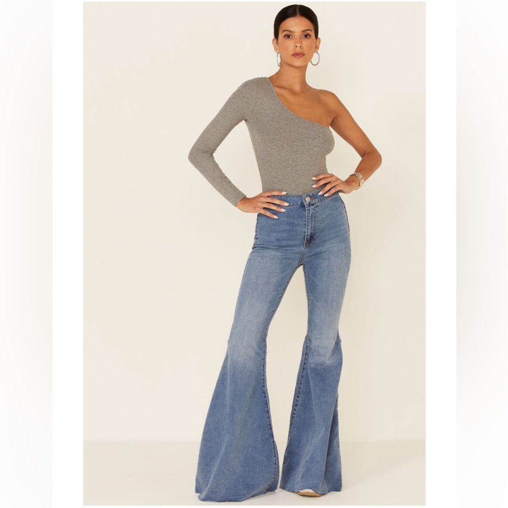Free People Just Float on Flare Jeans